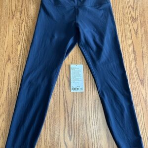 Lululemon Navy Wunder Train HR Tight 25” Leggings Size 10 worn once